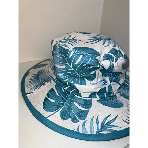 Shoe Shock Headwear Tropical Hawaiian Print Sun Hat Breathable Packable - Picture 4 of 6